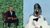 Μπαράκ, Μισέλ Ομπάμα, National Portrait Gallery,barak, misel obama, National Portrait Gallery