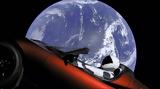Ποιες, Tesla Roadster, Space X,poies, Tesla Roadster, Space X