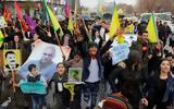 Στρασβούργο, Διαδήλωση Κούρδων, Οτσαλάν, Αφρίν,strasvourgo, diadilosi kourdon, otsalan, afrin