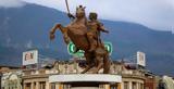 Σκόπια, Αποκαθηλώθηκε, Μεγάλου Αλεξάνδρου,skopia, apokathilothike, megalou alexandrou