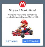 Google Maps, Τώρα, Mario, Mario Day,Google Maps, tora, Mario, Mario Day