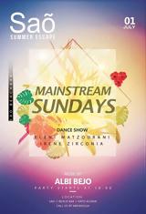 Mainstream Sundays - Eleni Matzourani #x26 Irene Zirconia,Sao Beach Bar