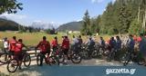 Η βόλτα των ερυθρόλευκων και το mountain bike σε βίντεο!,