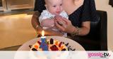 Το μωρό της έγινε 4 μηνών και του έκανε τούρτα,