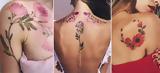 15 εντυπωσιακά τατουάζ με λουλούδια που μοιάζουν με... ζωγραφιές,
