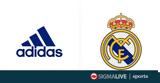 Ρεάλ Μαδρίτης, Χρυσό, Adidas,real madritis, chryso, Adidas