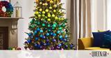 Το χριστουγεννιάτικο δέντρο «ουράνιο τόξο» είναι ό,τι πιο χαριτωμένο θα δεις φέτος