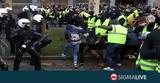 Η βελγική αστυνομία κράτησε μέσα σε στάβλους για άλογα διαδηλωτές,