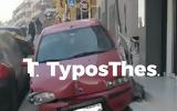 Τρελό, Θεσσαλονίκη – Χτύπησε 2 ΙΧ, VIDEO,trelo, thessaloniki – chtypise 2 ich, VIDEO