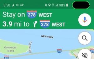 Google Maps, Ταχύμετρο, Google Maps, tachymetro