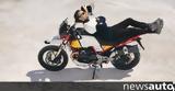 O Ewan McGregor,Moto Guzzi V85 TT