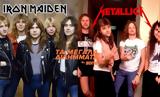 Iron Maiden, Μetallica,Iron Maiden, metallica