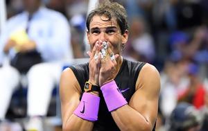 Rafa Nadal, Δάκρυα, US Open, 19o Grand Slam, Rafa Nadal, dakrya, US Open, 19o Grand Slam