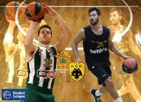 Παναθηναϊκός – ΑΕΚ, Πράσινη, Basket League,panathinaikos – aek, prasini, Basket League