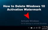 “Activate Windows”,Windows 10