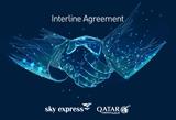 Qatar Airways,Sky Express