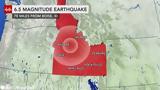 Σεισμός 65 Ρίχτερ, Άινταχο, ΗΠΑ,seismos 65 richter, aintacho, ipa