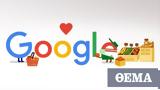 Google Doodle - Κορωνοϊός,Google Doodle - koronoios