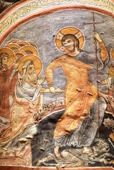 Τοιχογραφία Αναστάσεως 11ος Καππαδοκία,toichografia anastaseos 11os kappadokia