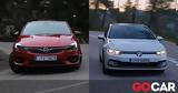 Δοκιμή, Opel Astra, Volkswagen Golf,dokimi, Opel Astra, Volkswagen Golf