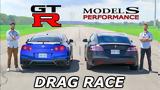 Tesla Model S Performance Vs Nissan GT-R, Ποιο,Tesla Model S Performance Vs Nissan GT-R, poio