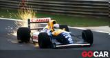 Vettel, Williams FW14B,Nigel Mansell