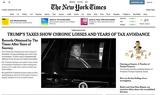 New York Times, Τραμπ, – Πλήρωσε, 750,New York Times, trab, – plirose, 750