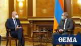 Greek Foreign Minister Dendias, President,Armenia