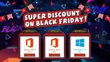 Black Friday Sales, Windows 10 Pro, €7 38,Office 2016 Pro, €2069