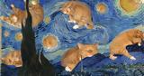Μια παχουλή γάτα «τρυπώνει» στα πιο διάσημα έργα τέχνης και γίνεται viral,