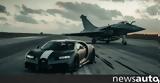 Rafale,Bugatti Chiron +video
