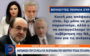 Αντίδραση, ΣΥΡΙΖΑ, Κέντρου Υγείας, Κερατσίνι, antidrasi, syriza, kentrou ygeias, keratsini