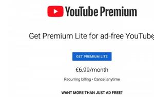 YouTube Premium Lite, Νέο, YouTube Premium Lite, neo