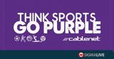 Νέο, Cablenet, Think Sports Go Purpleampquot,neo, Cablenet, Think Sports Go Purpleampquot