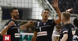 Volley League, Δεύτερη, ΠΑΟΚ, 3-0, Μίλωνα,Volley League, defteri, paok, 3-0, milona