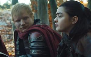 Game, Thrones, Arya Stark, Ed Sheeran