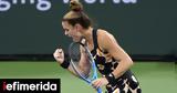 WTA Finals, Φοβερή Σάκκαρη, Σαμπαλένκα -Πέρασε,WTA Finals, foveri sakkari, sabalenka -perase