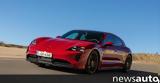 Porsche Taycan Sport Turismo, Επιδόσεις, +video,Porsche Taycan Sport Turismo, epidoseis, +video