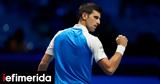 ATP Finals, Αέρας, Τζόκοβιτς,ATP Finals, aeras, tzokovits