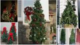 DIY Εύκολα Χριστουγεννιάτικα Δέντρα, Μπαλκόνι, Κήπο,DIY efkola christougenniatika dentra, balkoni, kipo