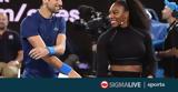 Στo, Australian Open, Τζόκοβιτς, Σερένα Γουίλιαμς,sto, Australian Open, tzokovits, serena gouiliams