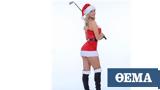 Golf, Paige Spiranac,‘naughty, ’ Christmas