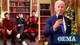 Joe Biden, Jonas Brothers,Covid