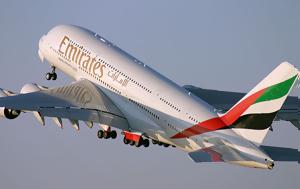 123, Airbus A380, Emirates