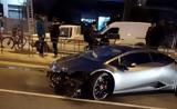 Τροχαίο, Lamborghini, Λάρισα – Εικόνες,trochaio, Lamborghini, larisa – eikones