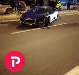 Λάρισα, Τροχαίο, Lamborghini,larisa, trochaio, Lamborghini