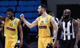 Βαθμολογία Basket League, 6-6, ΑΕΚ, ΠΑΟΚ,vathmologia Basket League, 6-6, aek, paok