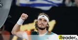 Στέφανος Τσιτσιπάς, Εχει, 540, Australian Open,stefanos tsitsipas, echei, 540, Australian Open