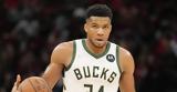 NBA Γιάννης Αντετοκούνμπο, 38αρα, Μπακς, Νικς,NBA giannis antetokounbo, 38ara, baks, niks