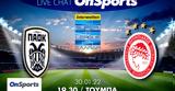 Live Chat ΠΑΟΚ-Ολυμπιακός,Live Chat paok-olybiakos